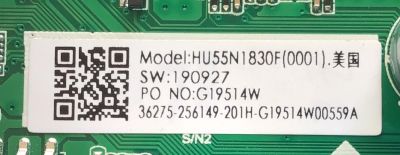 MAIN PARA TV INSIGNIA NUMERO DE PARTE 256149 / T.MS3553.761 / G19514W / 36275 / A20010178-0P00535 / PANEL JHD550N1F81-TX|EC|S1|BBY|FM|ROH / MODELO NS-55D420NA20 - Imagen 3